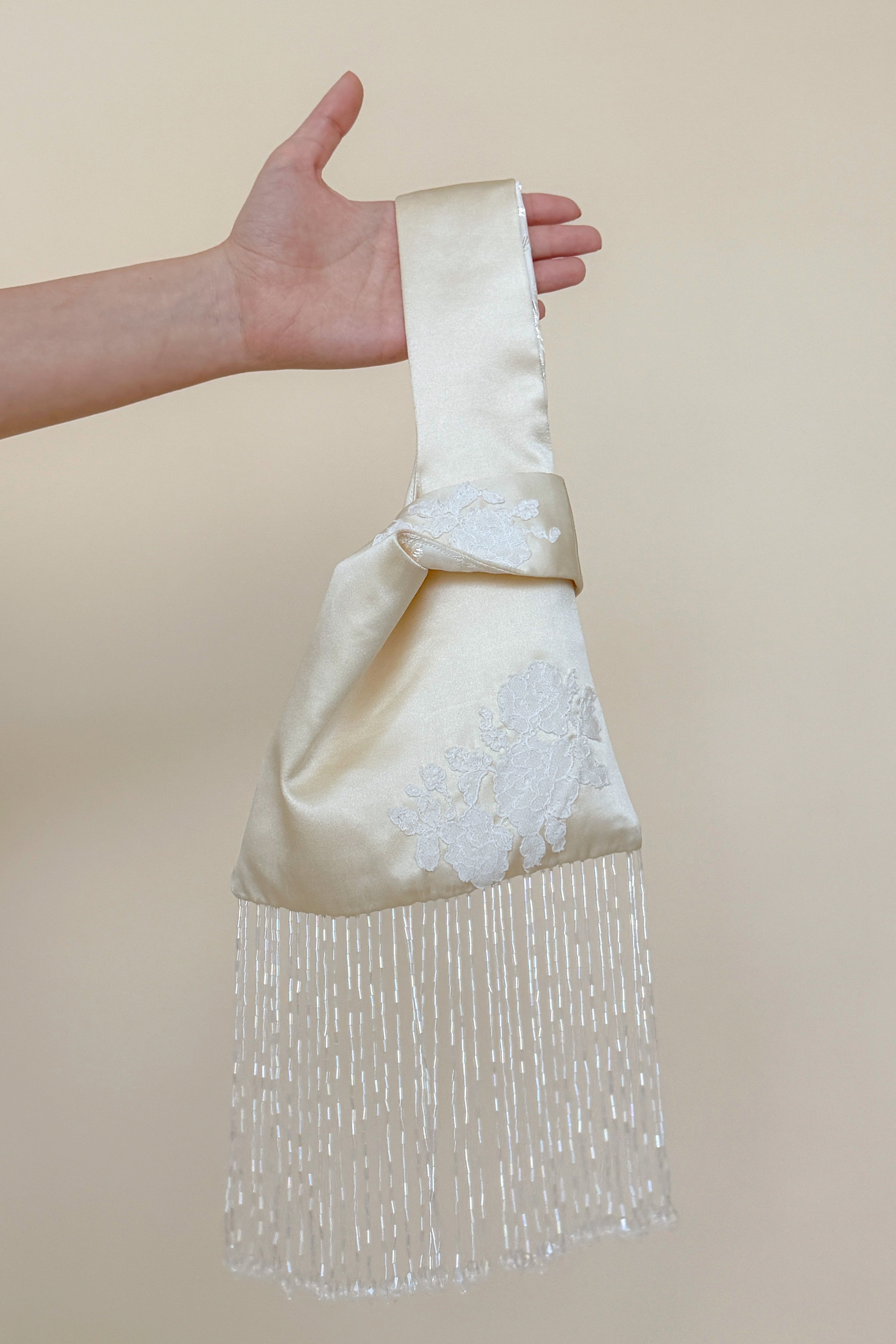 Audrey Knot Bag in Buttery Ivory