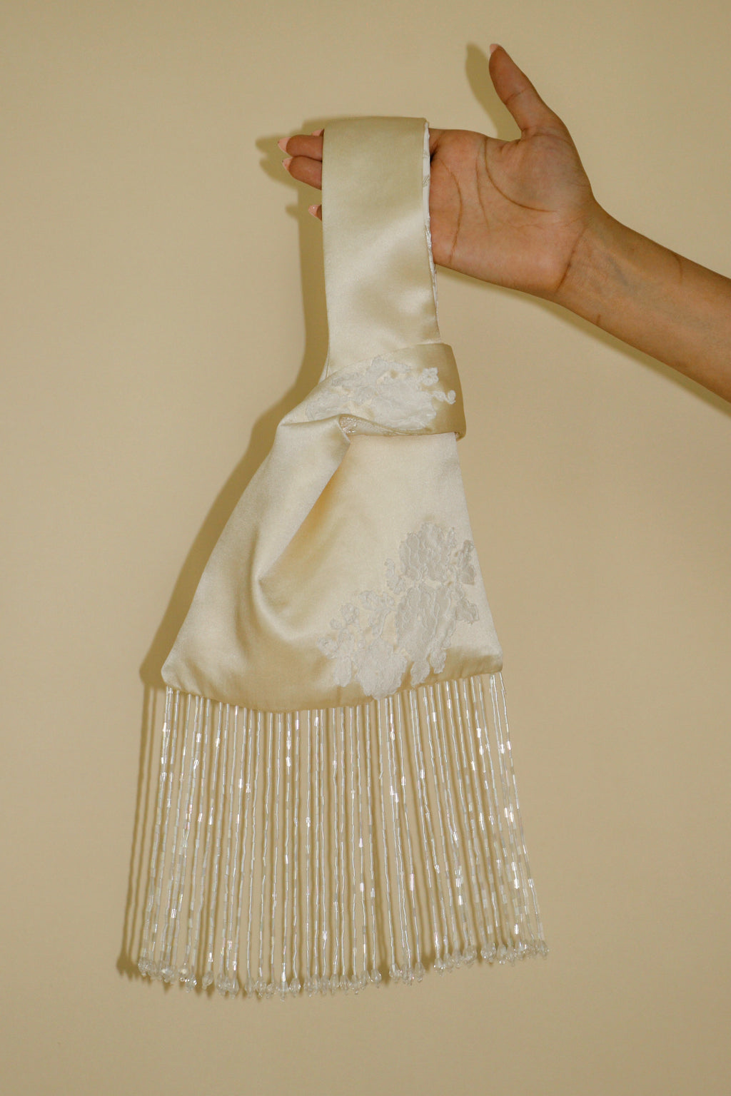 Audrey Knot Bag in Buttery Ivory